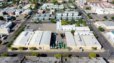 1600-1650 H St, Fresno, CA - AERIAL  map view - Image1