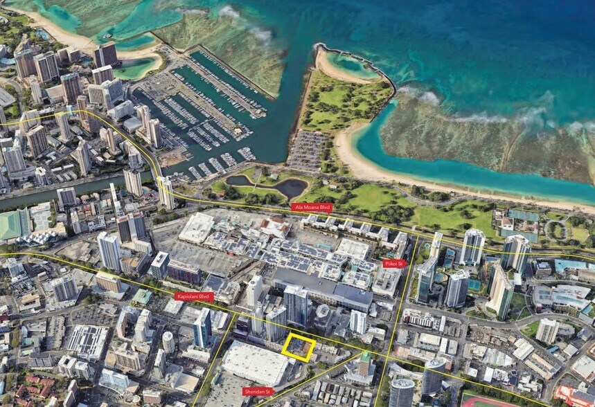 1374 Kapiolani Blvd, Honolulu, HI à vendre - Aérien - Image 2 de 2