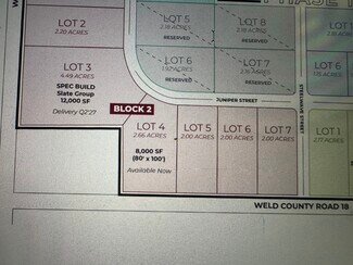 Plus de détails pour 704 Juniper Street, Keenesburg, CO - Terrain à louer