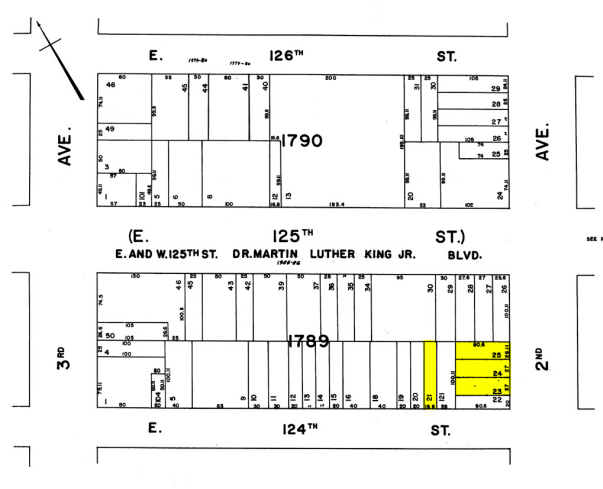 245 E 124th St, New York, NY à louer - Plan cadastral - Image 2 de 6