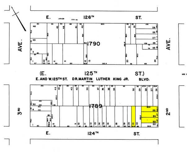245 E 124th St, New York, NY for lease - Plat Map - Image 2 of 6