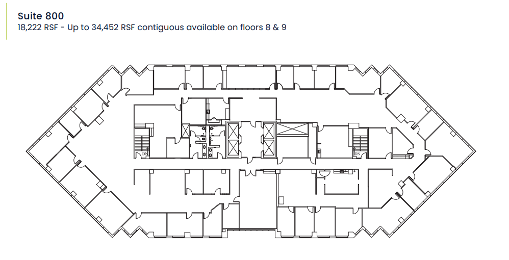 6500 West Fwy, Fort Worth, TX à louer Plan d  tage- Image 1 de 1