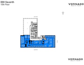 888 7th Ave, New York, NY for lease Floor Plan- Image 1 of 1
