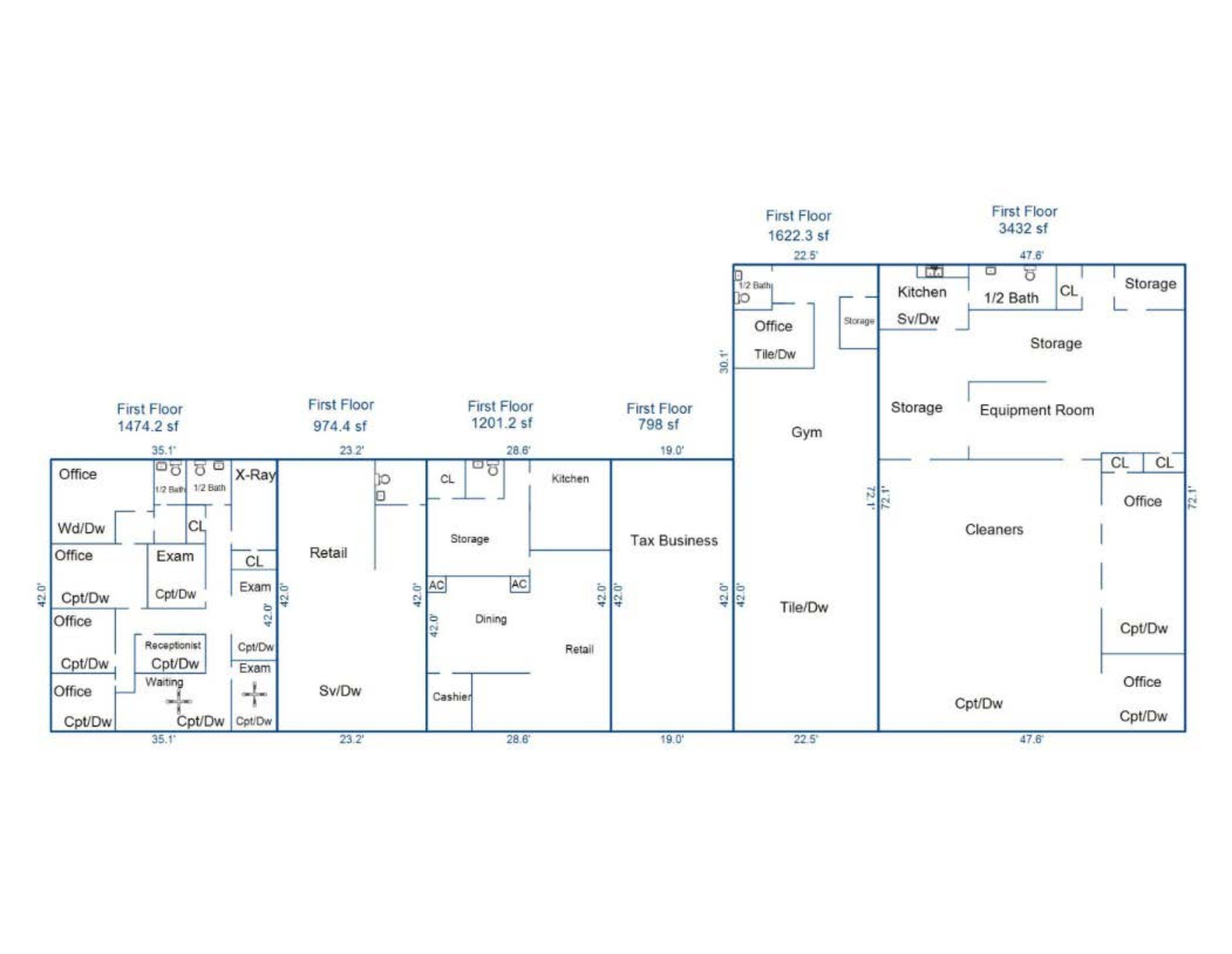 2201 11th St, Mandeville, LA for lease Site Plan- Image 1 of 5