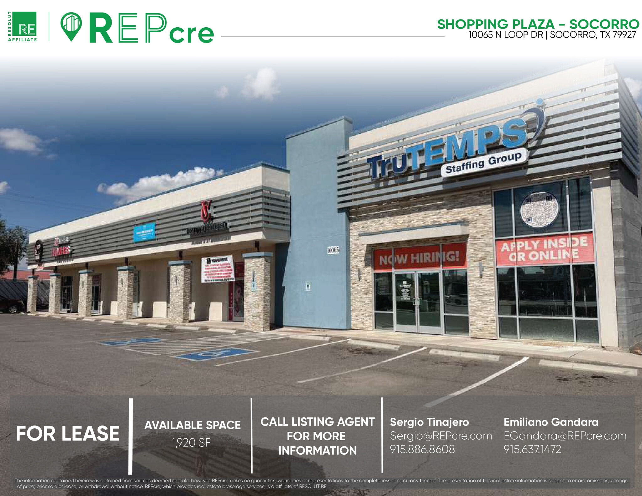 10065 N Loop Dr, Socorro, TX for lease Primary Photo- Image 1 of 3