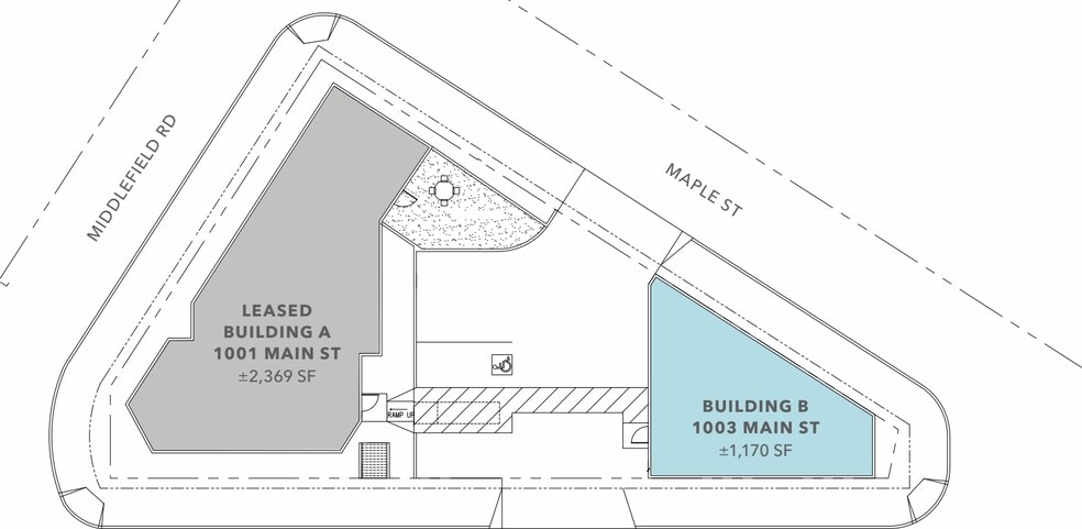 1003 Main St, Redwood City, CA for lease - Site Plan - Image 3 of 3