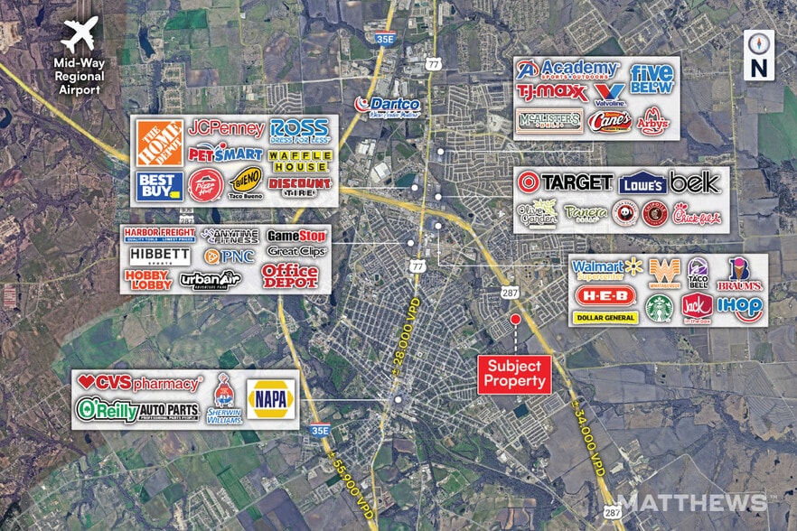 SWC S 287 & Farley St hwy, Waxahachie, TX for sale - Building Photo - Image 3 of 4