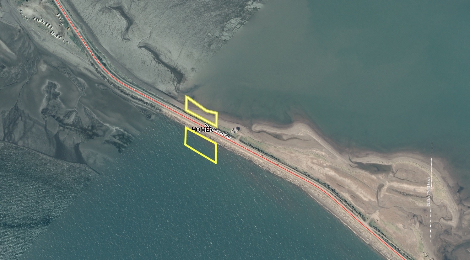 Homer Spit Rd, Homer, AK for sale Aerial- Image 1 of 1