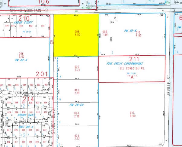 4525 Spring Mountain Rd, Las Vegas, NV for lease - Plat Map - Image 2 of 4
