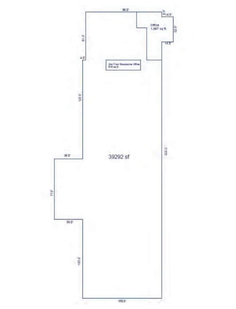 18 Industrial Way, Denver, PA for sale Floor Plan- Image 1 of 3