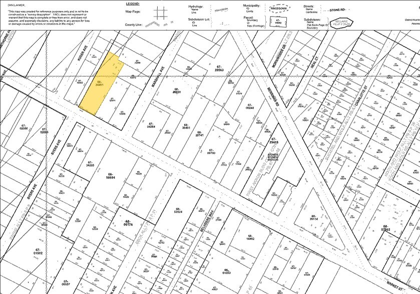 697 W Market St, Akron, OH à vendre - Plan cadastral - Image 3 de 3