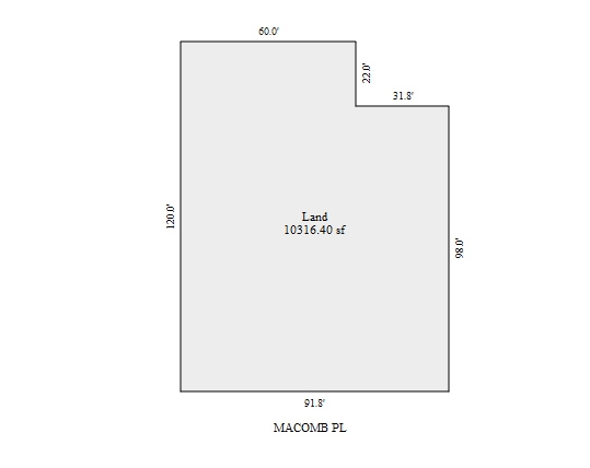 112 Macomb Pl, Mount Clemens, MI à vendre - Plan cadastral - Image 3 de 13