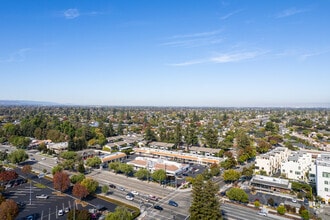 801-831 W Hamilton Ave, Campbell, CA - Aerial  map view