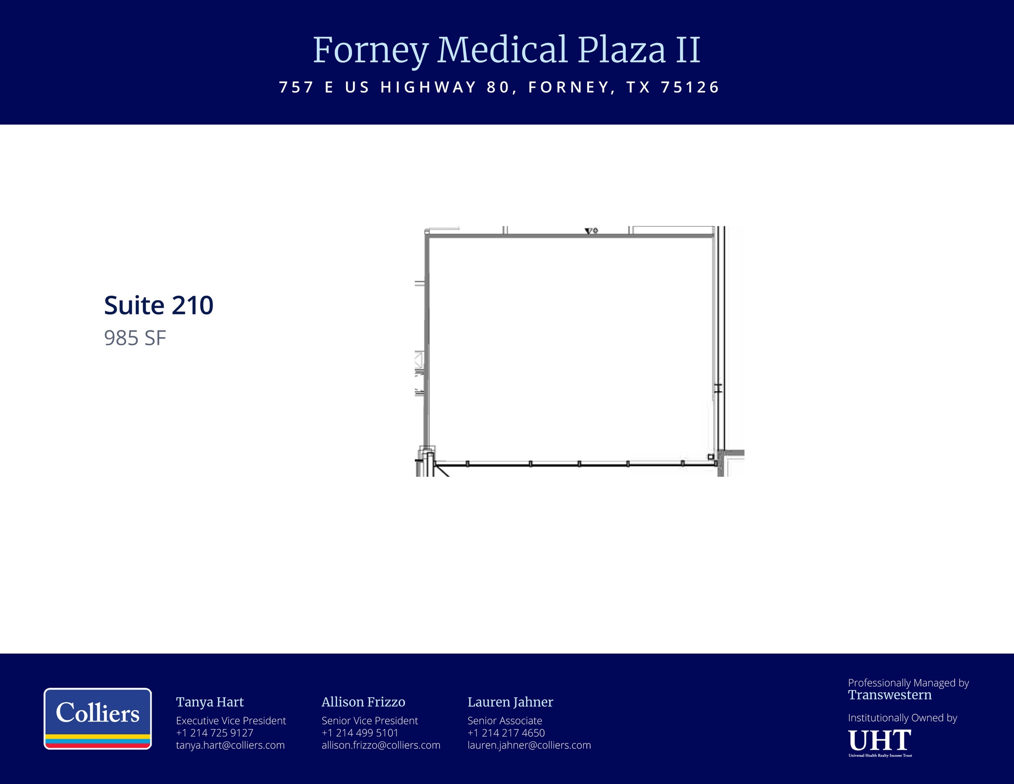 763 E US Highway 80, Forney, TX à louer Plan d’étage- Image 1 de 1