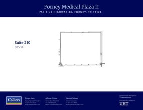763 E US Highway 80, Forney, TX à louer Plan d’étage- Image 1 de 1