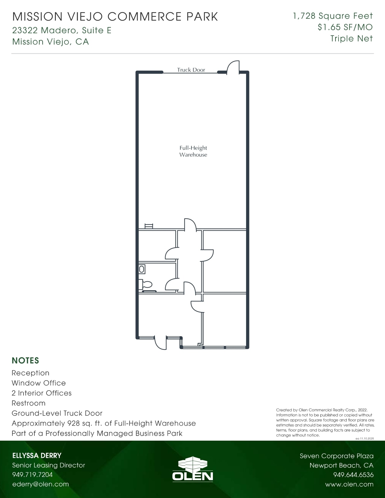 23322 Madero, Mission Viejo, CA for lease Floor Plan- Image 1 of 1