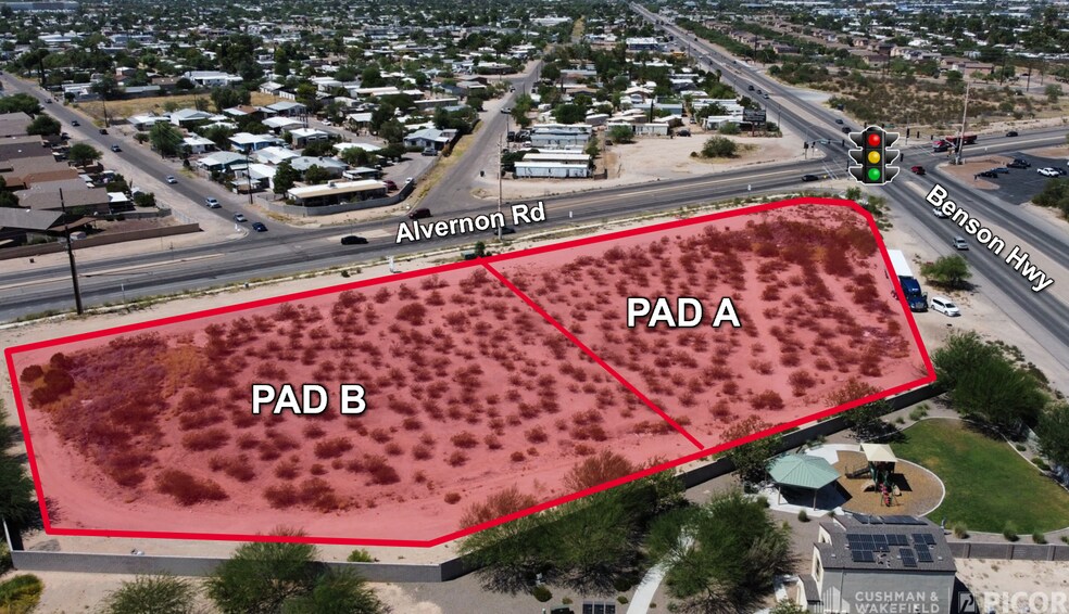SE Benson Hwy & Alvernon Way, Tucson, AZ à vendre - Photo du bâtiment - Image 3 de 5