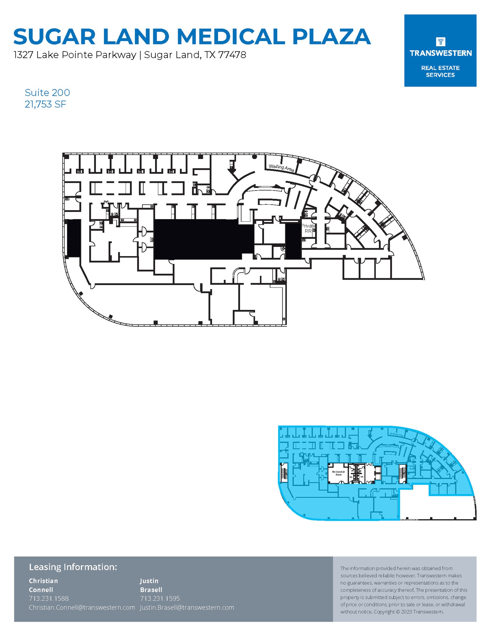 1327 Lake Pointe Pky, Sugar Land, TX for lease Floor Plan- Image 1 of 1