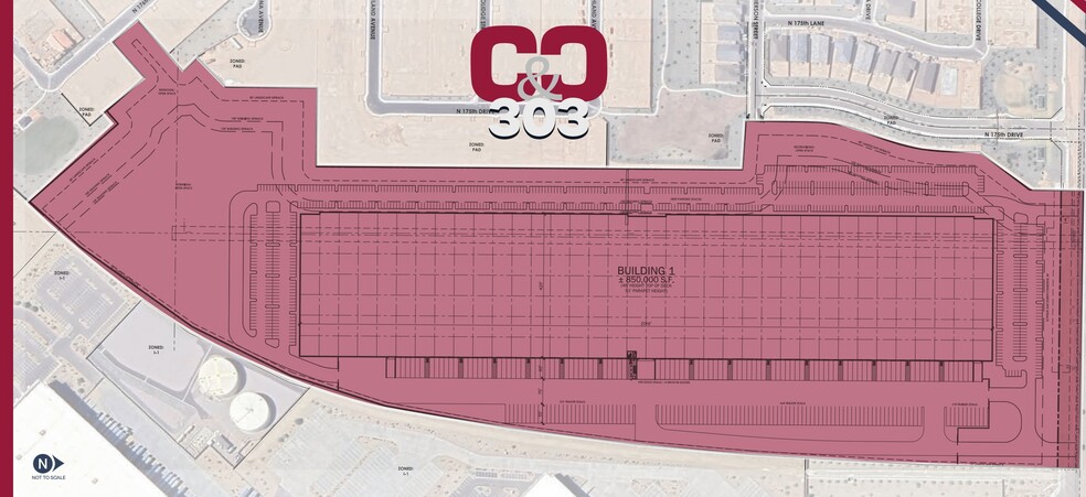 N 175th Dr, Goodyear, AZ for lease - Site Plan - Image 2 of 2