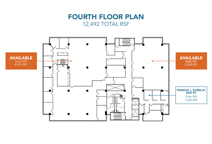 4625 Lindell Blvd, Saint Louis, MO for lease Floor Plan- Image 1 of 1