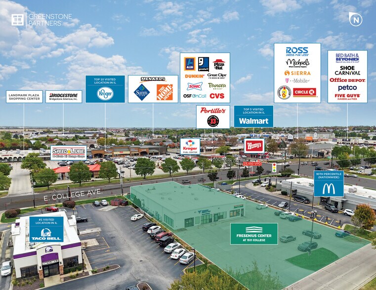 1531 E College Ave, Normal, IL à vendre - Photo du bâtiment - Image 2 de 7