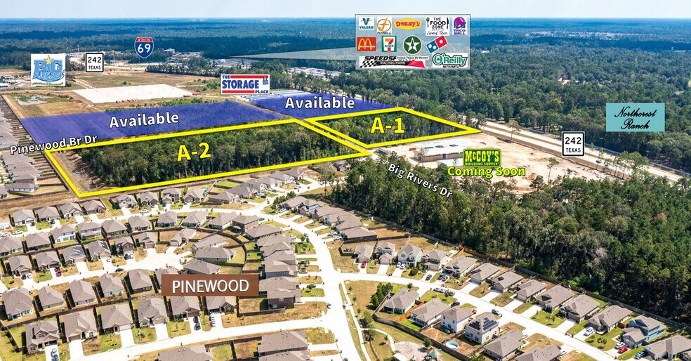 21+Ac Hwy 242 & Big Rivers Rd, New Caney, TX à vendre - Photo du bâtiment - Image 3 de 8