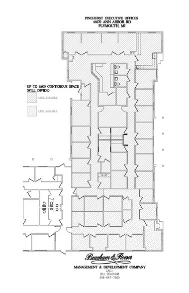 44644 Ann Arbor Rd W, Plymouth, MI for lease - Floor Plan - Image 2 of 5