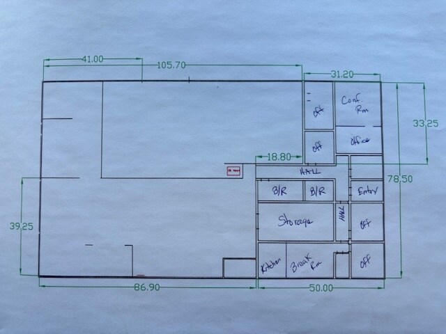 603 Hill Ave, Nashville, TN à louer - Plan d’étage - Image 3 de 10