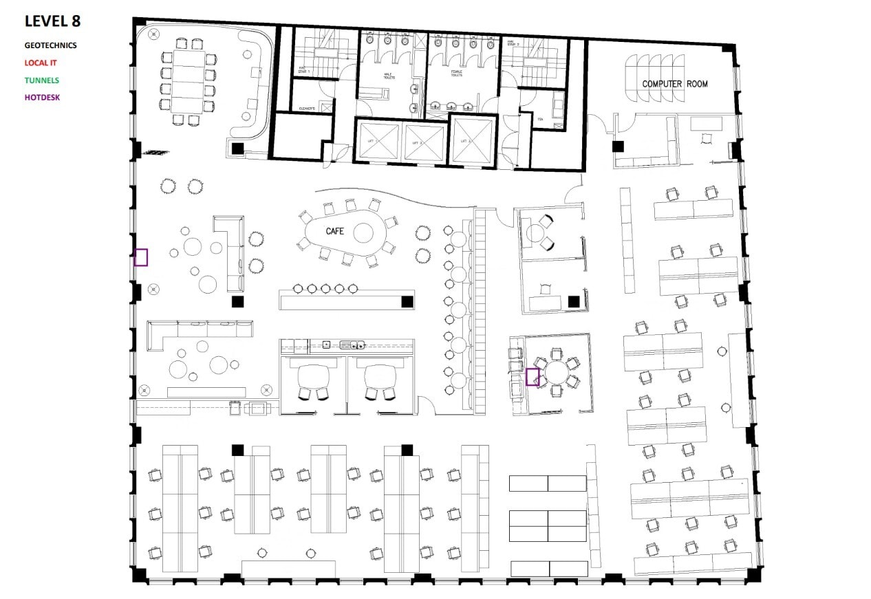 20 Berry St, North Sydney à louer Plan d’étage- Image 1 de 1