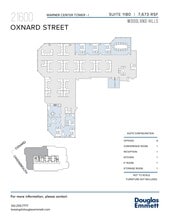 21600 Oxnard St, Woodland Hills, CA à louer Plan d’étage- Image 1 de 1