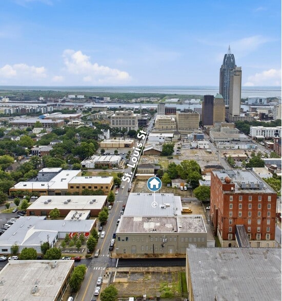 361 St Louis St, Mobile, AL à vendre - Aérien - Image 3 de 6