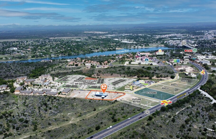 400 Panther Hollow Dr, Marble Falls, TX for lease - Building Photo - Image 2 of 4