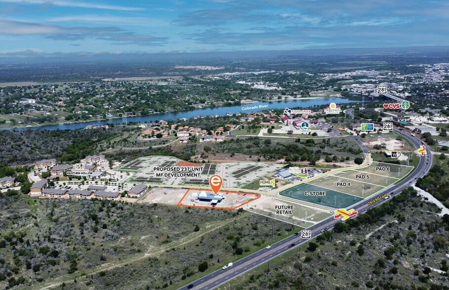 400 Panther Hollow Dr, Marble Falls, TX à louer - Photo du bâtiment - Image 2 de 4