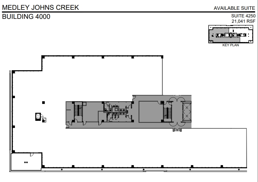 11650 Johns Creek Pky, Johns Creek, GA à louer Plan d’étage- Image 1 de 1