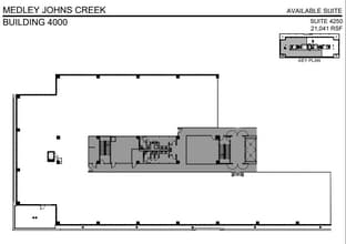 11650 Johns Creek Pky, Johns Creek, GA à louer Plan d’étage- Image 1 de 1