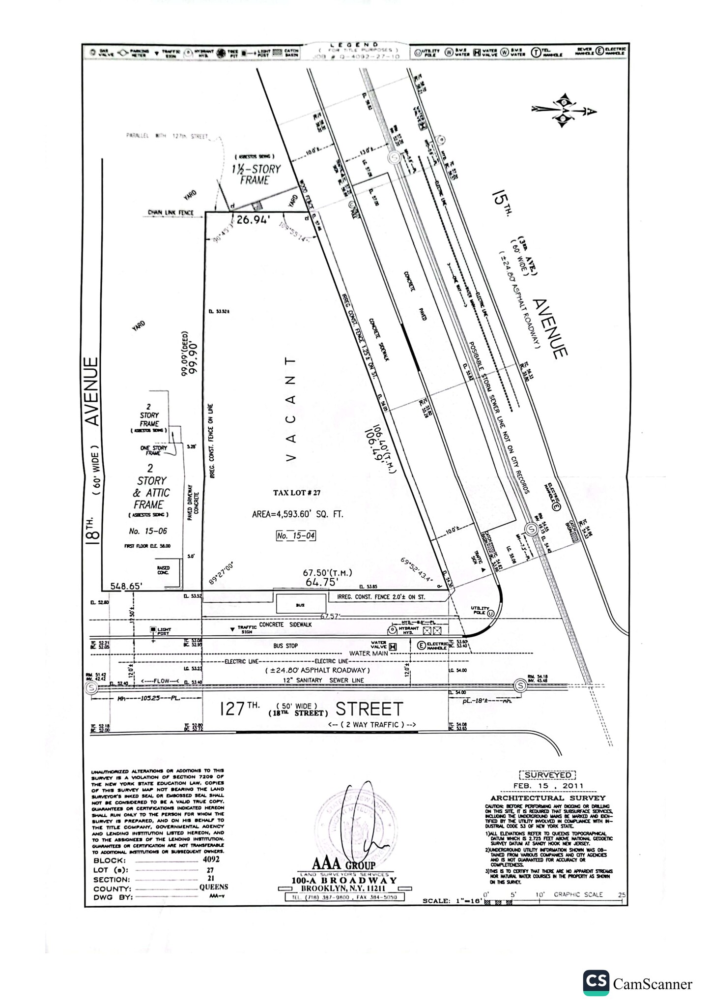 1502 127th St, College Point, NY for lease Site Plan- Image 1 of 2