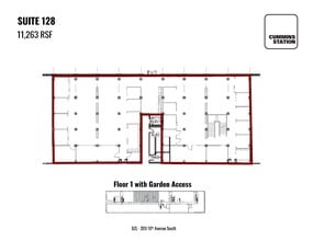 209 10th Ave S, Nashville, TN for lease Floor Plan- Image 1 of 3