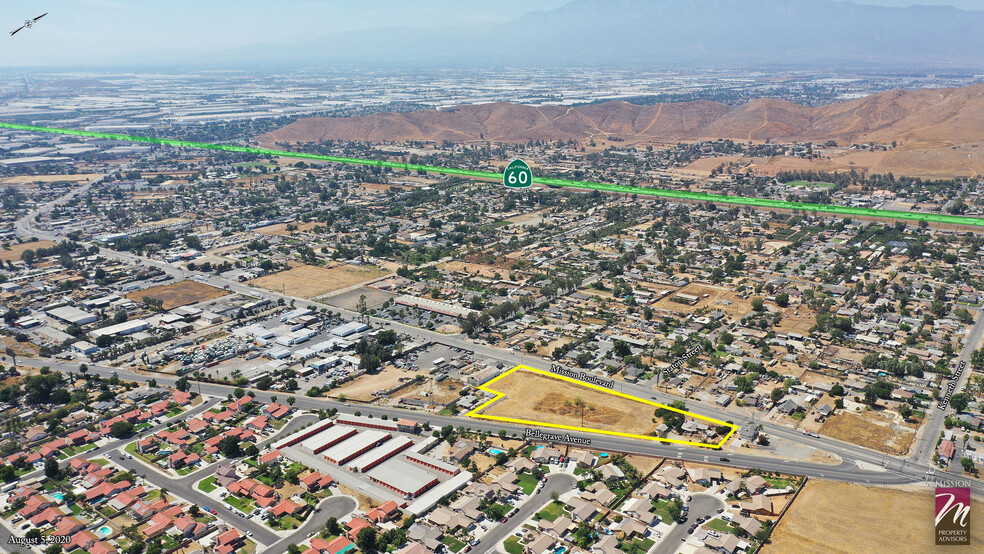 9300 Mission Blvd, Jurupa Valley, CA for sale - Aerial - Image 1 of 1