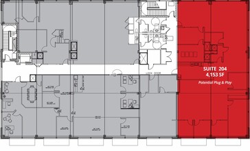10716 Richmond Hwy, Lorton, VA à louer Plan d’étage- Image 1 de 2