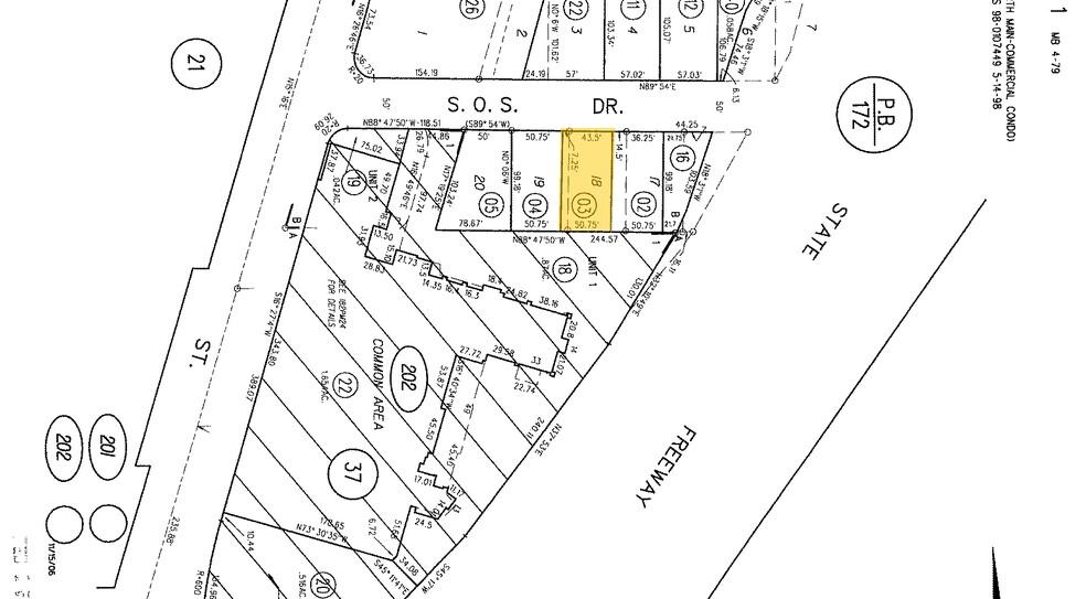 2596 N Main St, Walnut Creek, CA for sale - Plat Map - Image 3 of 3