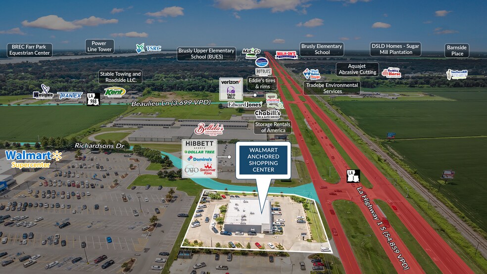 3265 Hwy 1 S, Port Allen, LA à vendre - Photo du bâtiment - Image 2 de 5