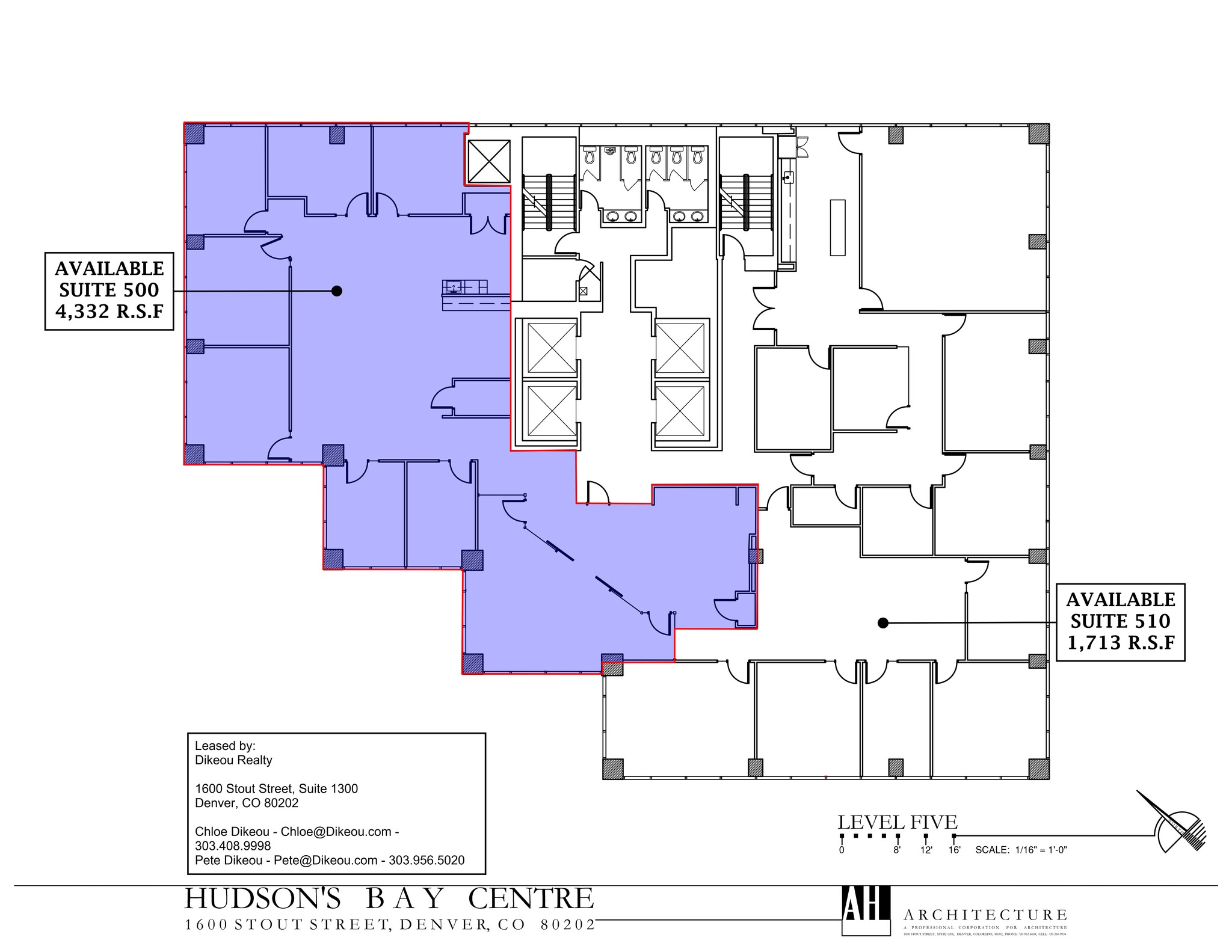 1600 Stout St, Denver, CO for lease Site Plan- Image 1 of 1