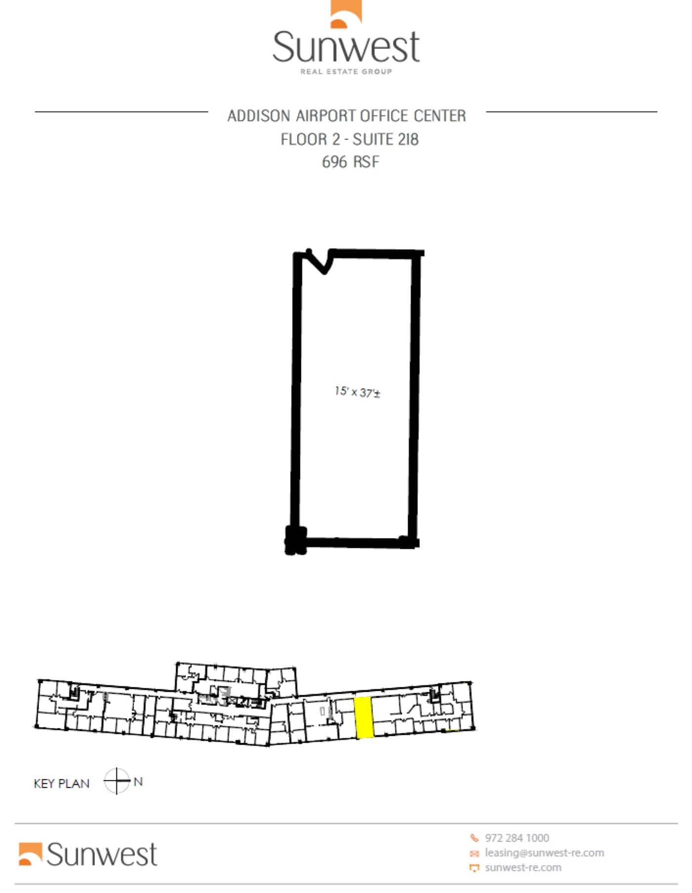 16051 Addison Rd, Addison, TX à louer Plan d’étage- Image 1 de 1