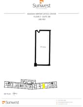 16051 Addison Rd, Addison, TX à louer Plan d’étage- Image 1 de 1