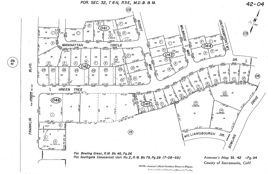 7026 Bowling Dr, Sacramento, CA à vendre - Plan cadastral - Image 2 de 2