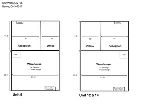 682 W Bagley Rd, Berea, OH for lease Site Plan- Image 1 of 1