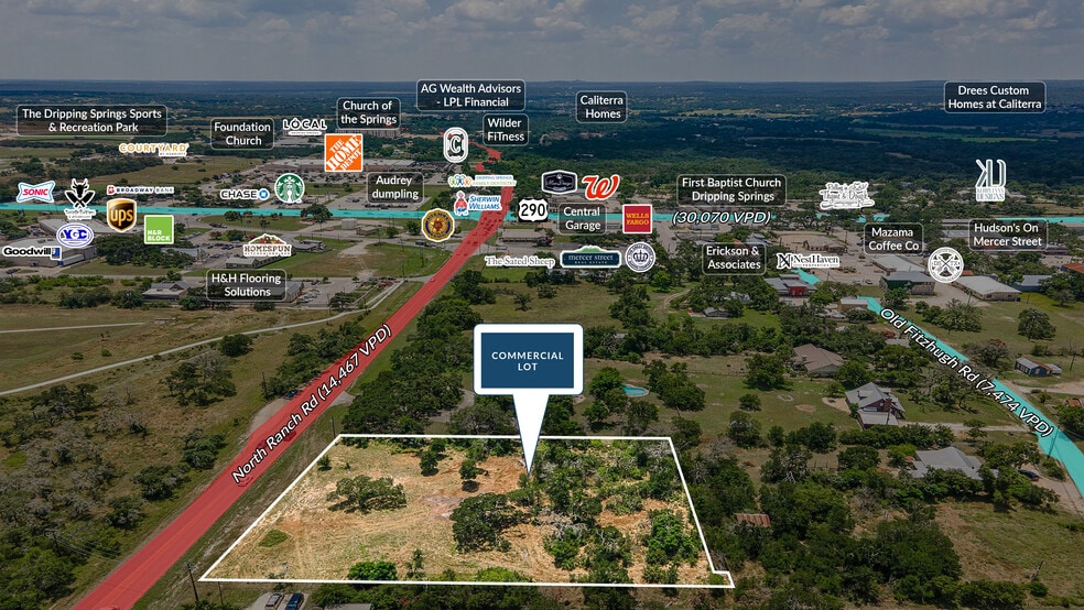 27709 Ranch Road 12, Dripping Springs, TX à vendre - Photo du bâtiment - Image 2 de 3