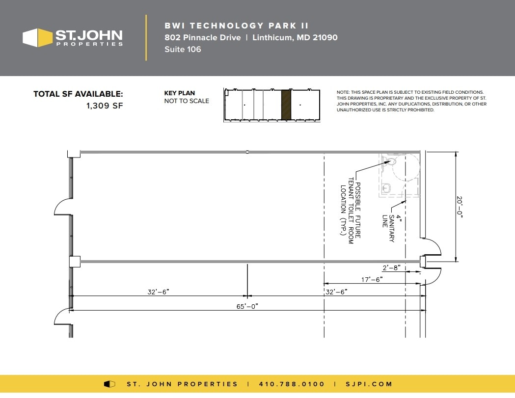 806 Pinnacle Dr, Linthicum Heights, MD for lease Floor Plan- Image 1 of 1