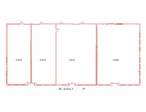 21666 Melrose Ave, Southfield, MI à louer Plan de site- Image 2 de 2