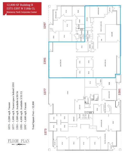 5375-5397 N 118th Ct, Milwaukee, WI à vendre - Plan d  tage - Image 3 de 3